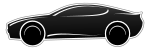 Sportscar in Black  White